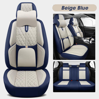 TRANSFORM YOUR SEAT UPHOLSTERY - LEATHER SEAT COVERS FOR ALL CARS